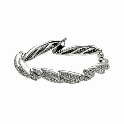 Bracciale in Oro Bianco e Diamanti Salvini