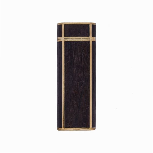 CARTIER - Accendino in oro giallo e bois de Rose Cartier