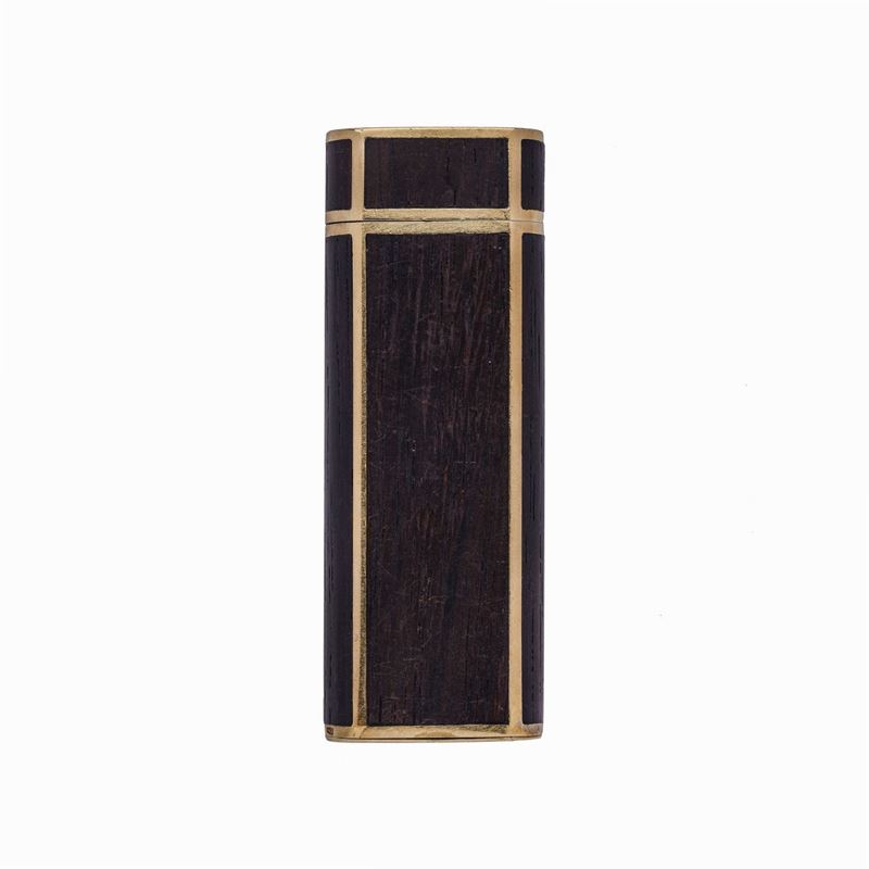 Accendino in Oro Giallo e Bois De Rose Cartier
