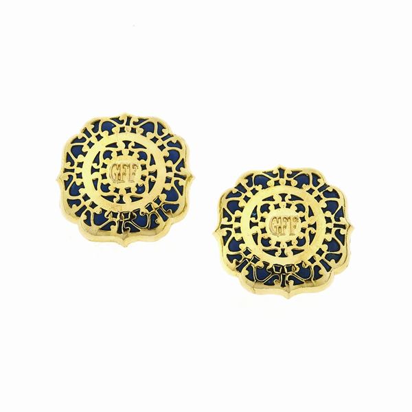 FERRE' - Pair of ear clips, Gianfranco Ferrè