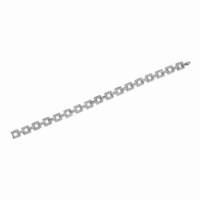 Bracciale in Oro Bianco e Diamanti