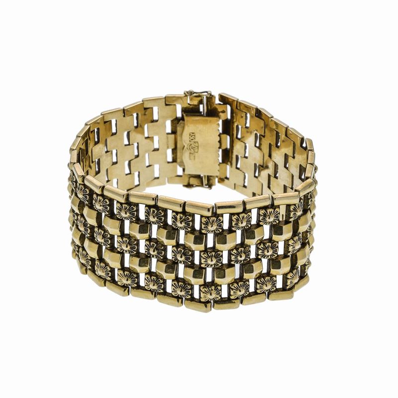Alto Bracciale in Oro Giallo