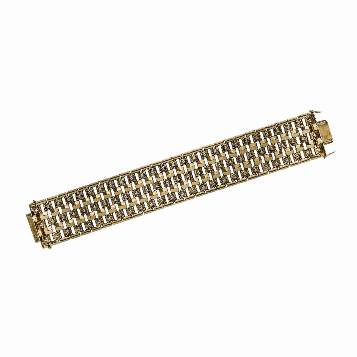Alto Bracciale in Oro Giallo