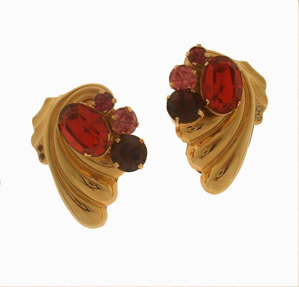 ARTIGIANA FIORENTINA BIGIOTTERIA : Paio di orecchini, Artigiana Fiorentina Bigiotteria  - Asta Bijoux e Fashion Jewelry - Curio - Casa d'aste in Firenze