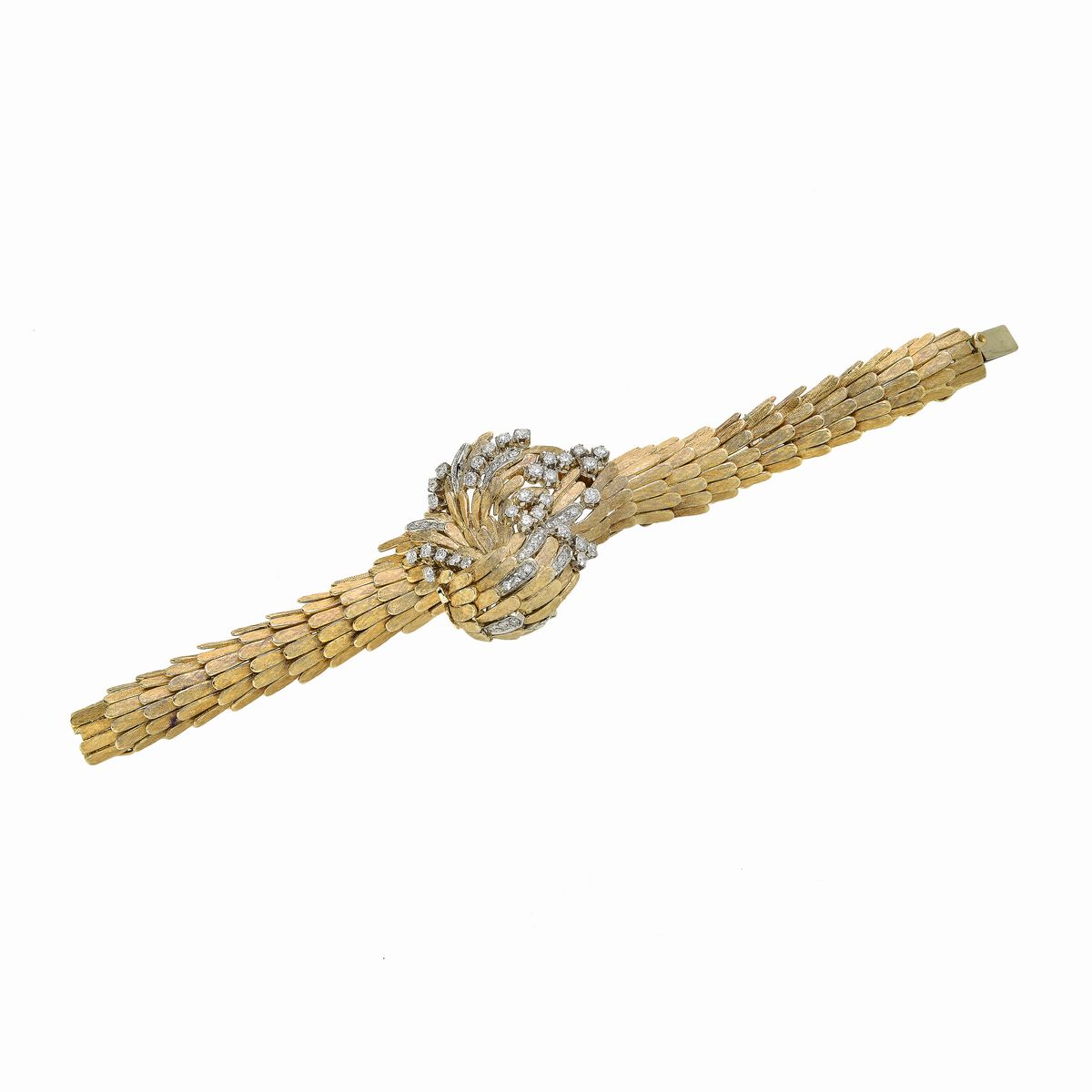 Bracciale in Oro Giallo e Diamanti