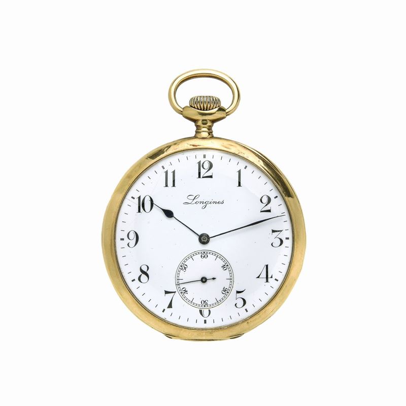 Orologio da Tasca in Oro Giallo Longines