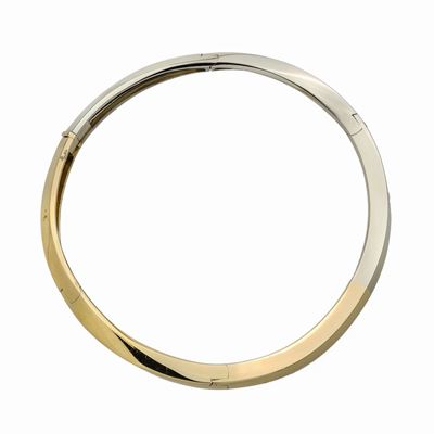 Gicollo Semirigido in Oro Giallo e Oro Bianco, Pomellato