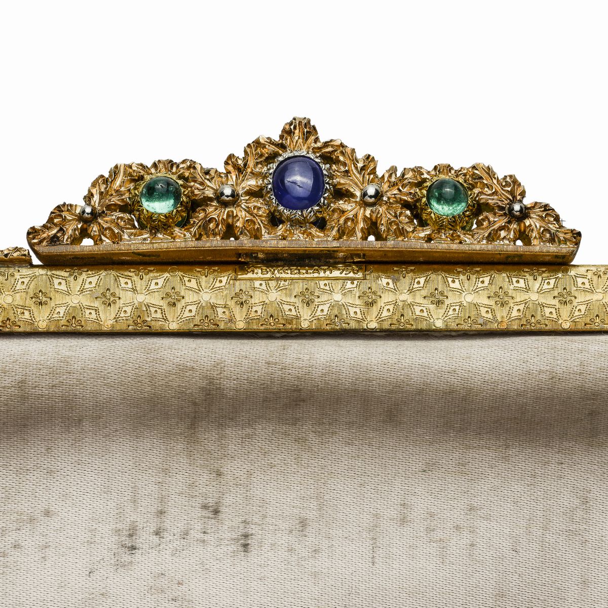 Borsa da Sera in Oro Giallo, Zaffiri, Smeraldi e Rubini Mario Buccellati