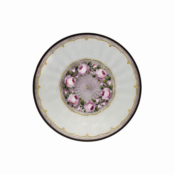 Small silver plate and polychrome enamel  - Auction Antique Jewellery, Modern and Watches - Curio - Casa d'aste in Firenze