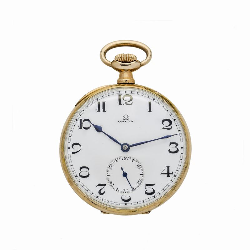 Orologio da Tasca in Oro Giallo Omega