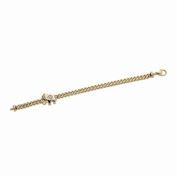 CHOPARD - Bracciale in oro giallo e diamanti Chopard