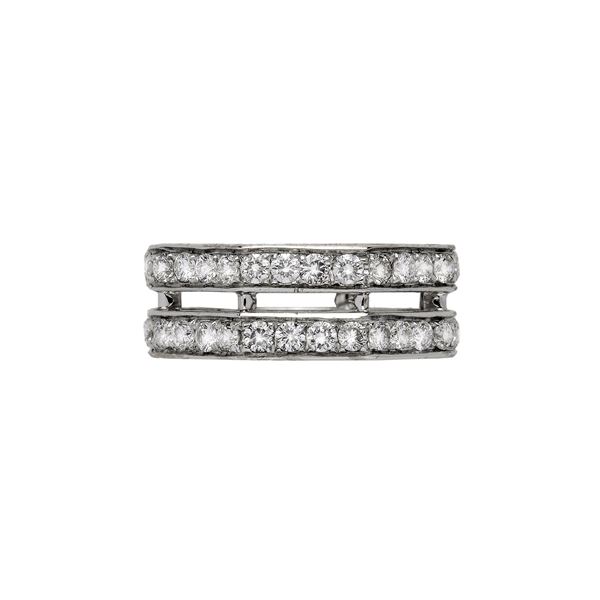 Eternal Ring in white gold and diamonds