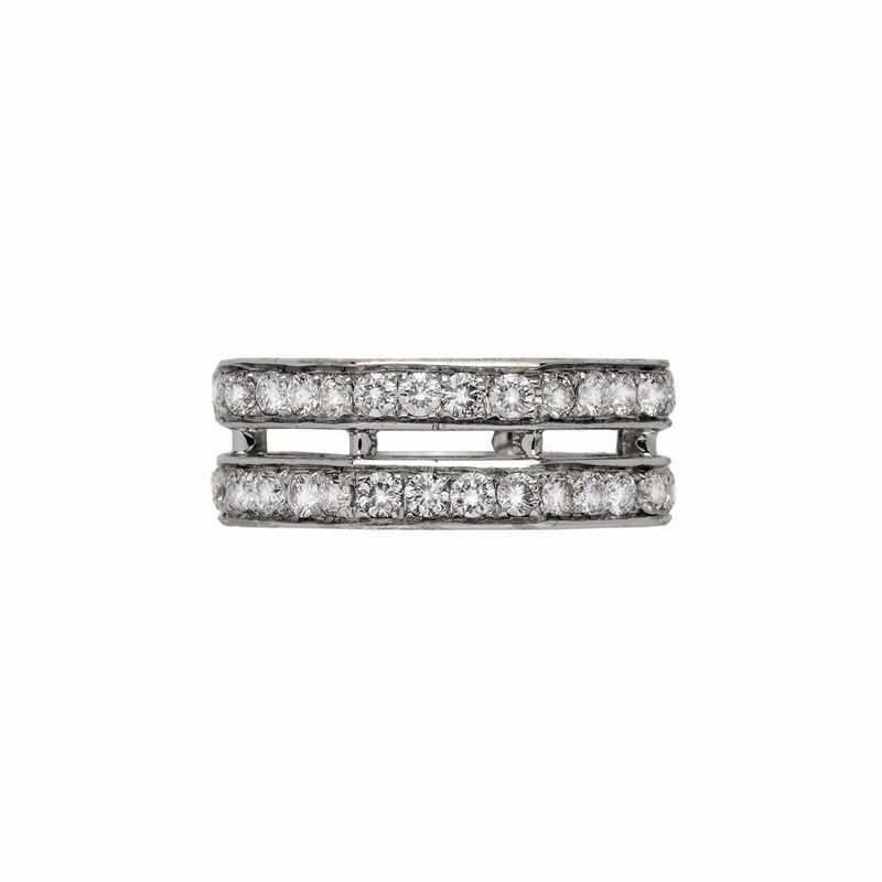 Anello Eternè in Oro Bianco e Diamanti