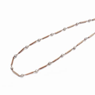 Collana in Oro Giallo e Perle Coltivate