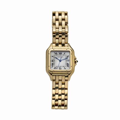 Orologio da Polso in Oro Giallo Santos Cartier