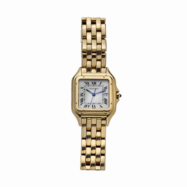 Orologio da polso in oro giallo Santos Cartier