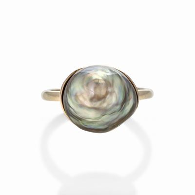 Anello in Oro e Perla Naturale