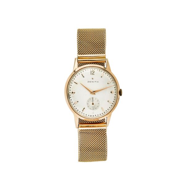 ZENITH : Wristwatch in yellow gold Zenith  - Auction Antique Jewellery, Modern and Watches - Curio - Casa d'aste in Firenze