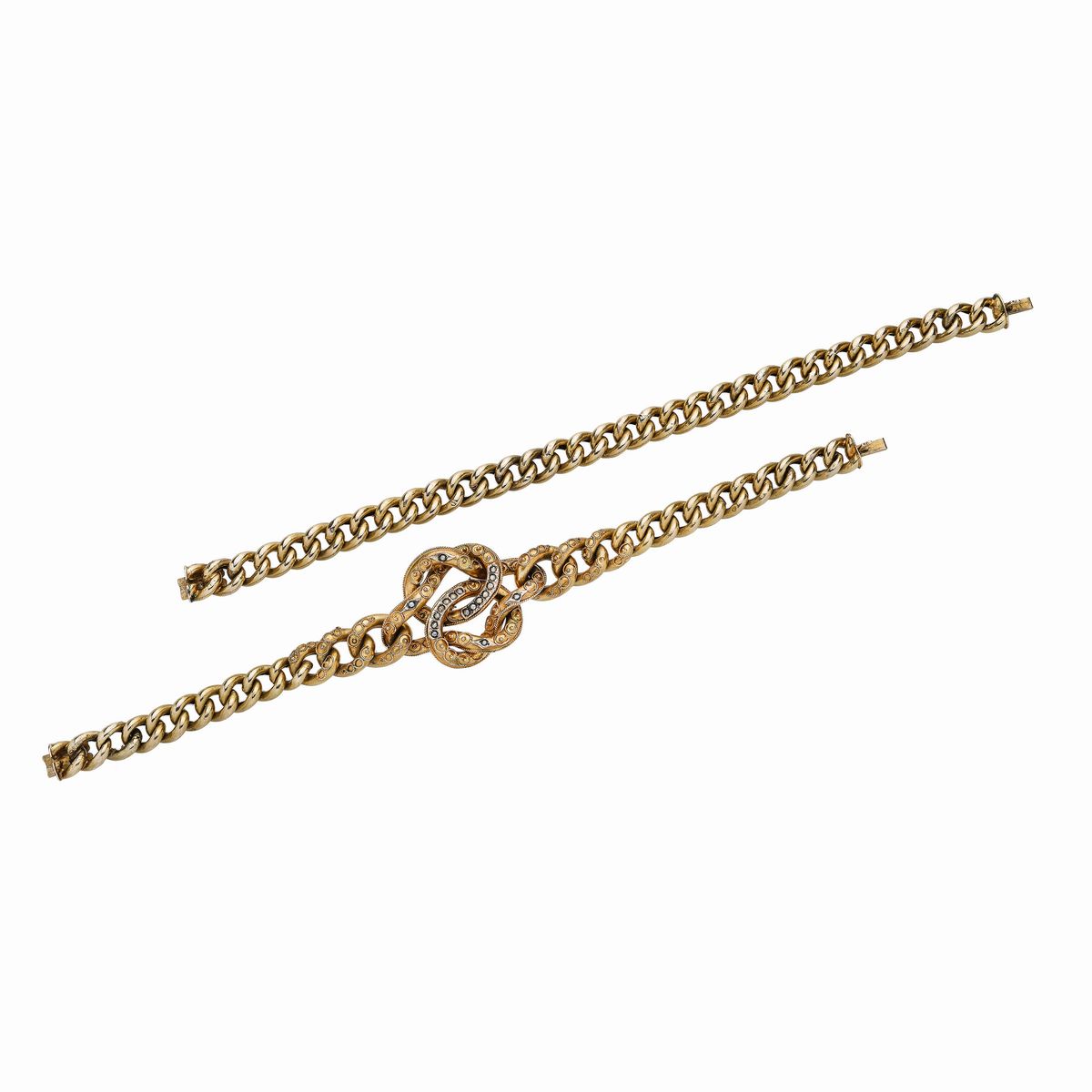 Girocollo in Oro Giallo e Microperle