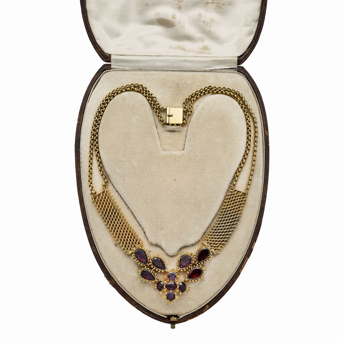 Collier in Oro Giallo e Granati