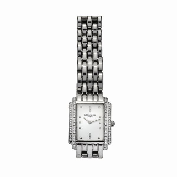 Lady's watch in white gold and diamond Patek Philippe Gondolo