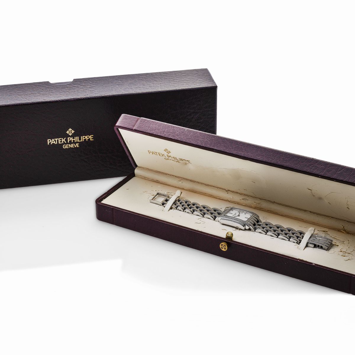 Orologio da Signora in Oro Bianco e Diamanti Gondolo Patek Philippe