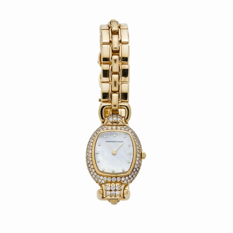 Orologio da Signora in Oro Giallo e Diamanti Audemarine Audemars Piguet