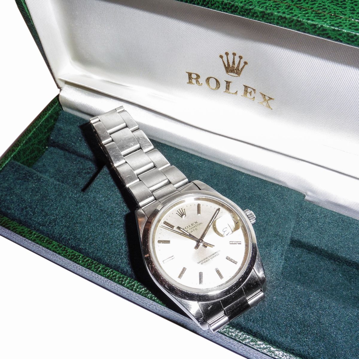 Orologio da Polso in Acciaio Rolex Oyster Perpetual Date