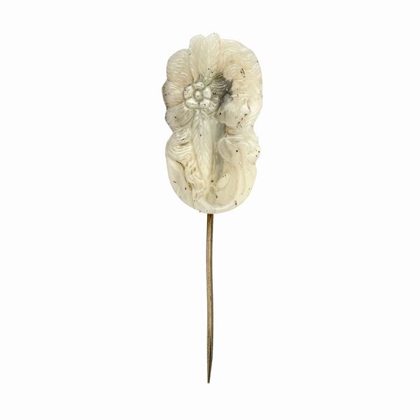 Brooch in opal and yellow gold  - Auction Antique Jewellery and Modern  - Curio - Casa d'aste in Firenze