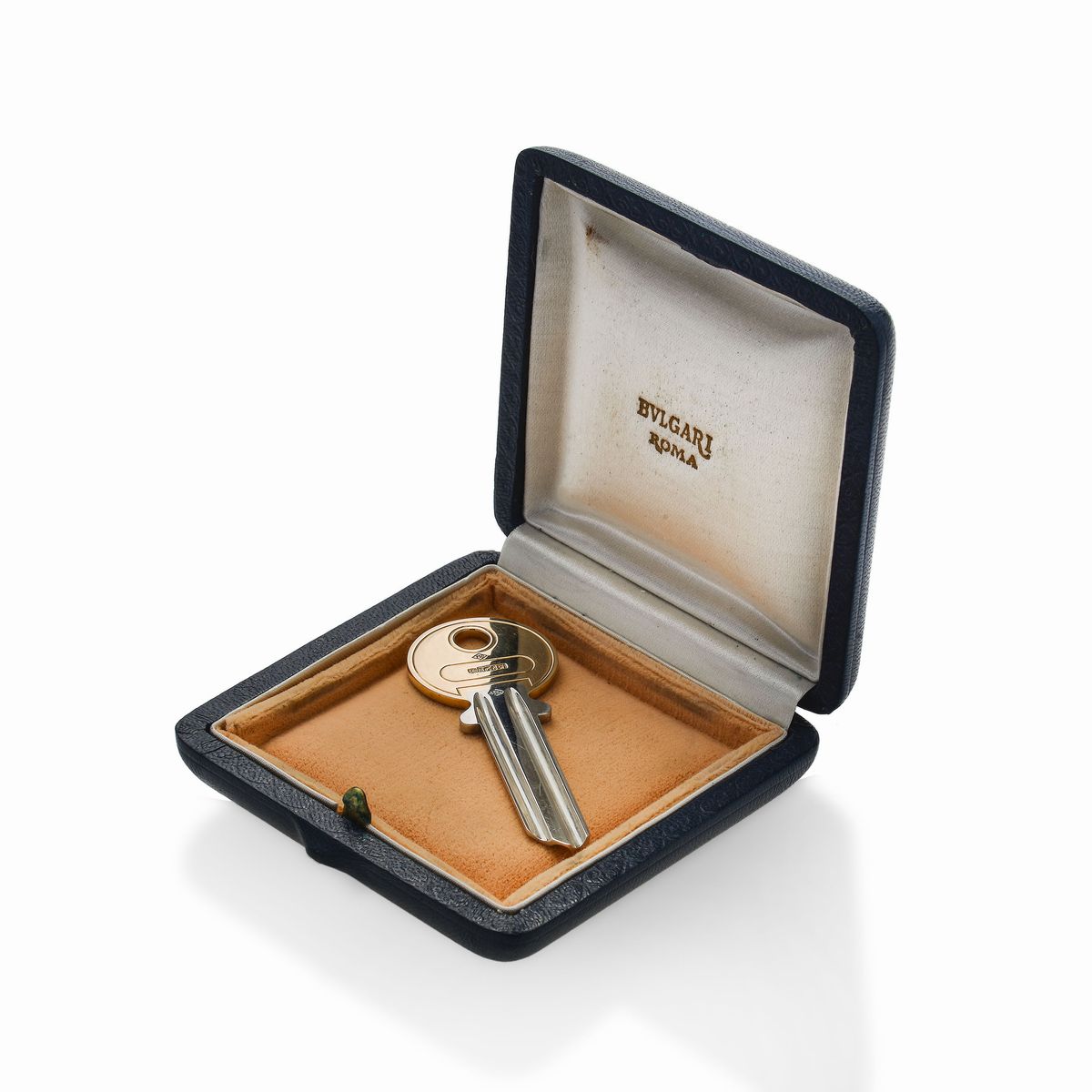 Chiave in Oro Giallo e Oro Bianco 14 Kt Bulgari