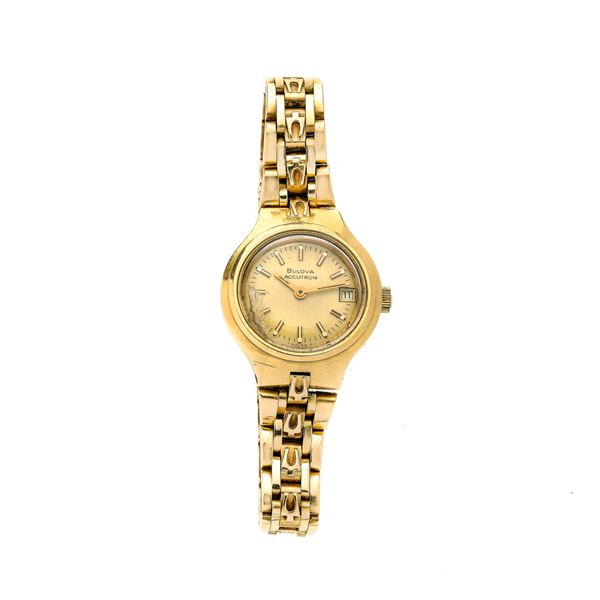 BULOVA : Lady's watch in yellow gold Accutron Bulova  - Auction Auction of Antique Jewelry, Modern and watches - Curio - Casa d'aste in Firenze