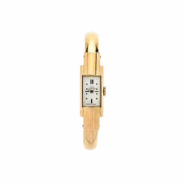 Bracciale orologio rigido in oro giallo Astin