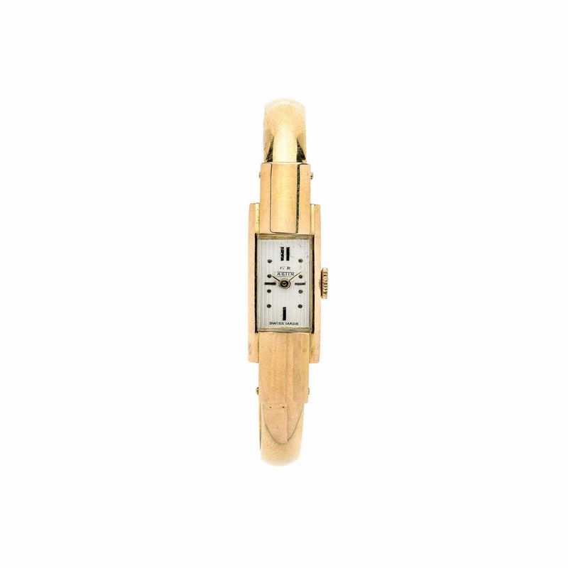 Bracciale Orologio Rigido in Oro Giallo Astin