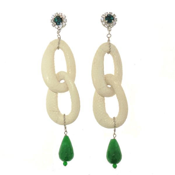 Pair of earrings  - Auction Bijoux and Fashion Jewelry - Curio - Casa d'aste in Firenze