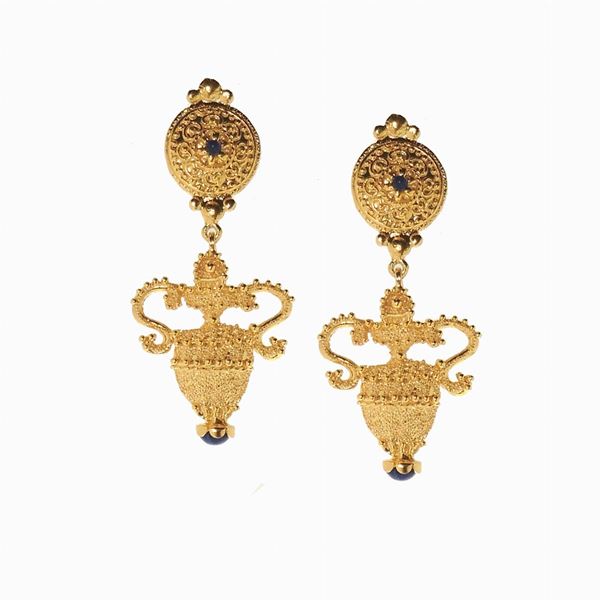 Paio di orecchini  - Asta Bijoux e Fashion Jewelry - Curio - Casa d'aste in Firenze