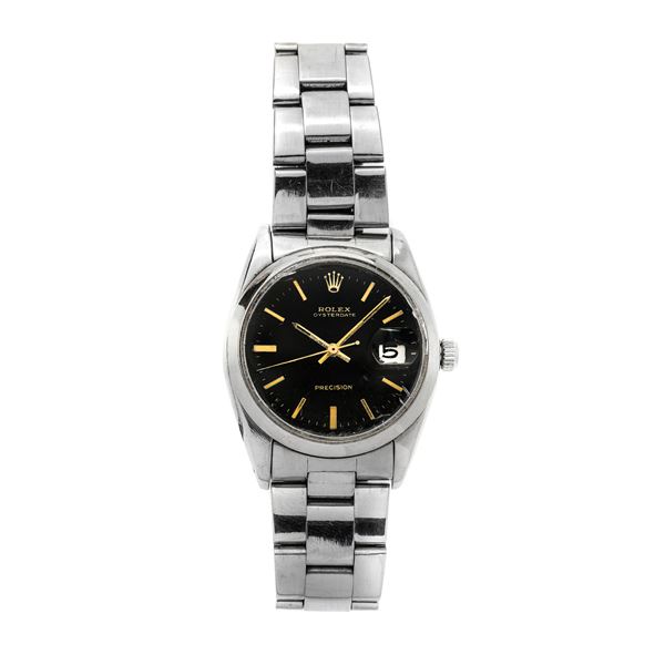 ROLEX - Rolex Oyster Date Precision steel wristwatch