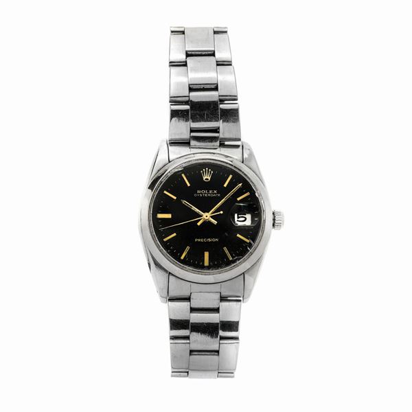 ROLEX : Rolex Oyster Date Precision steel wristwatch  - Auction Auction of Antique Jewelry, Modern and watches - Curio - Casa d'aste in Firenze