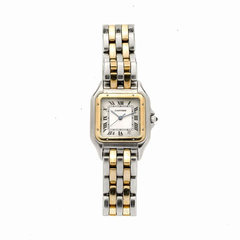 Orologio da Polso in Acciaio e Oro Cartier Panthere