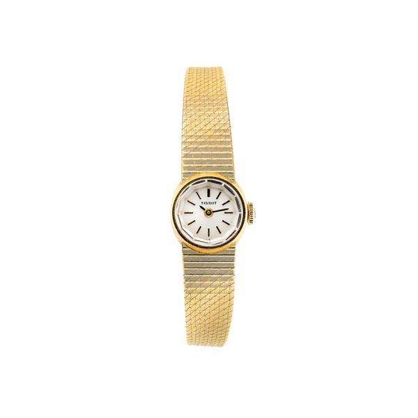 TISSOT : Lady's watch in yellow gold Tissot  - Auction Auction of Antique Jewelry, Modern and watches - Curio - Casa d'aste in Firenze