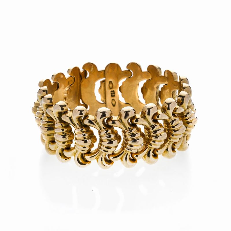 Alto Bracciale in Oro Giallo