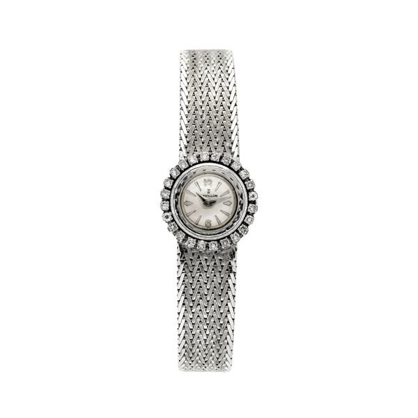Lady's watch in white gold and diamonds Savillon