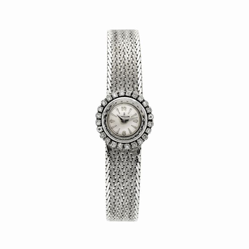 Orologio da Signora in Oro Bianco e Diamanti Savillon
