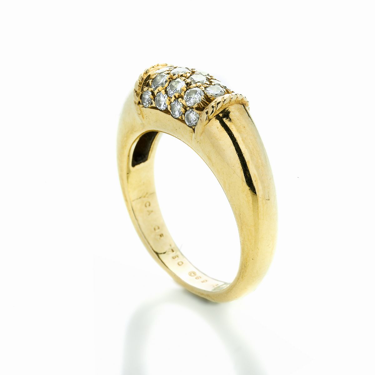 Anello in Oro Giallo e Diamanti Philippine Van Cleef & Arpels