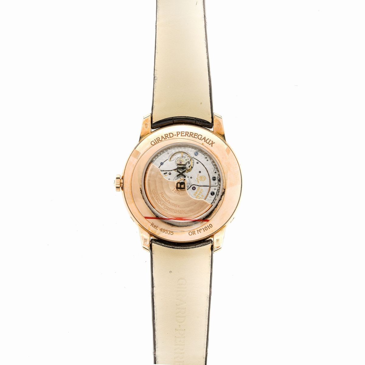 Orologio da Polso in Oro Rosa 1966 Full Calendar Girard Perregaux
