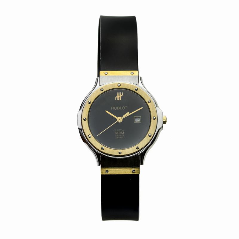 Orologio da Polso in Acciaio e Oro Giallo Hublot