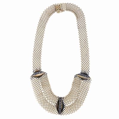 Collier De Chien in Giallo e Diamanti