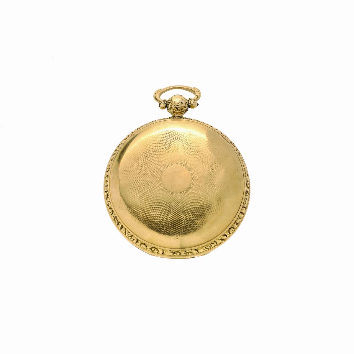 Orologio da Tasca in Oro Giallo con Catena e Chiave