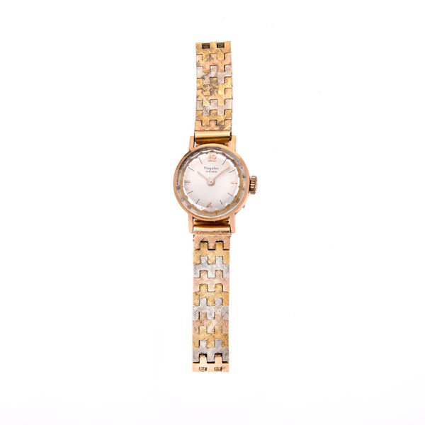 Lady's watch in yellow gold, rose gold and white gold  - Auction Jewelery and Watch auction - Antique Jewelery from a Venetian Collection (lots 1-91) - Curio - Casa d'aste in Firenze