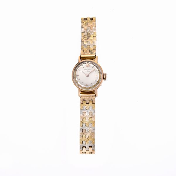 Orologio da signora in oro giallo, oro rosa e oro bianco  - Asta Asta di Gioielli  e Orologi -  Gioielli Antichi da una Collezione Veneziana (lotti 1- 91) - Curio - Casa d'aste in Firenze