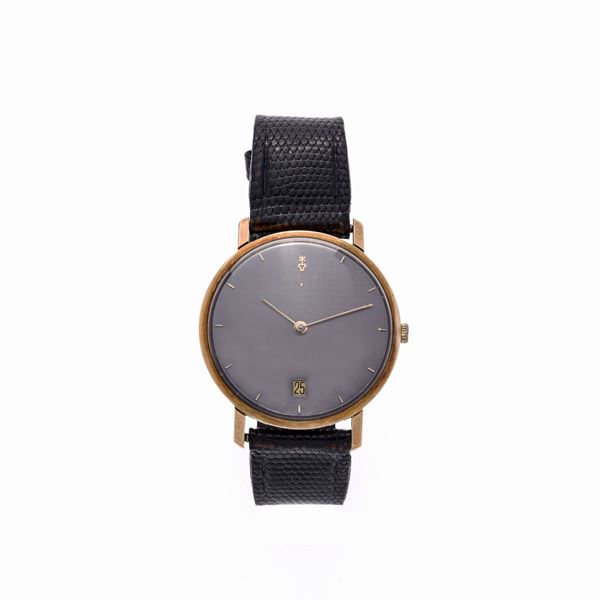 CORUM : Orologio da polso in acciaio e oro giallo Corum  (Anni Cinquanta)  - Asta Asta di Gioielli Antichi, Moderni e Orologi da polso - Curio - Casa d'aste in Firenze